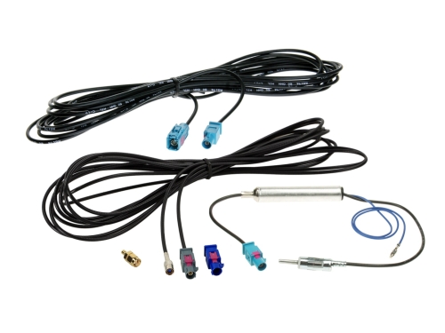 Antennenkabel Kit Fakra(m) > DIN(m)/SMB(F)/SMA(m) FM/DAB+