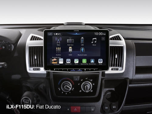 Alpine ILX-F115DU Fiat Ducato Autoradio Alpine Hallo 11