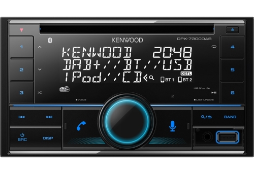 Kenwood DPX-7300DAB 2-DIN CD / USB / Bluetooth / Digitalradio DAB+ Amazon Alexa