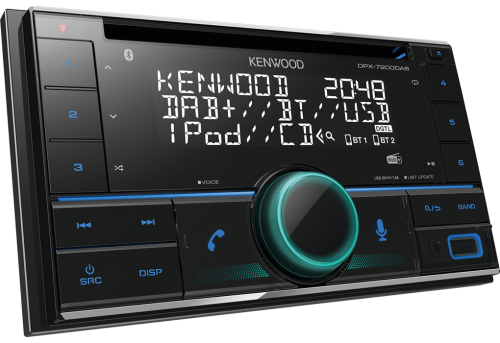 Kenwood DPX-7300DAB 2-DIN CD / USB / Bluetooth / Digitalradio DAB+ Amazon Alexa