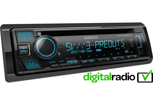 Kenwood KDC-BT960DAB CD / USB mit Bluetooth und DAB Amazon Alexa voice service