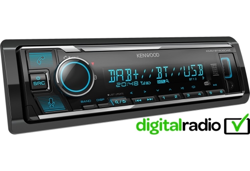 Kenwood KMM-BT508DAB Digital Media Receiver with Bluetooth & Digital Radio DAB+