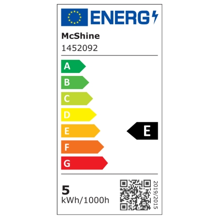 LED-Gartenleuchte McShine GL-50W 5W, 500 lm, warmweiß, 1,5m Kabel, Erdspieß