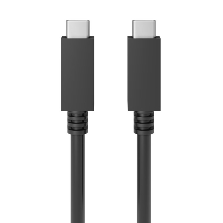 USB-C auf USB-C Kabel, 100 Watt, 1m, schwarz