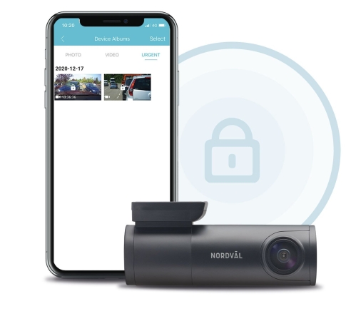 Nordväl DC102-4K 64GB 2CH Dashcam + Heckkamera mit WLAN, GPS, Parkmodus