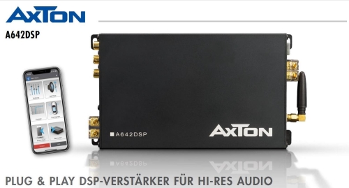 AXTON A642DSP App Verstärker 4x32 + 1x176 Watt