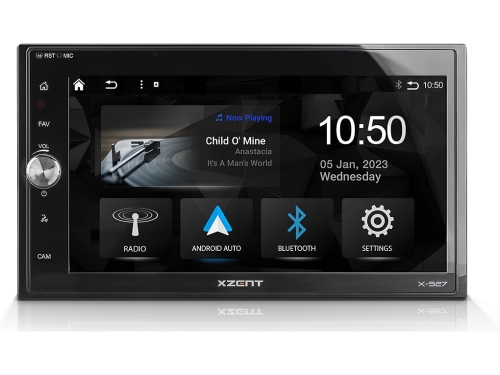 XZENT X-527 2-DIN Infotainer mit Apple Carplay und Android Auto, DAB + Bluetooth