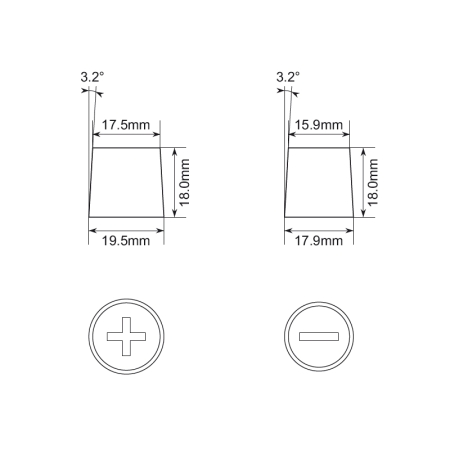 AMPIRE Batteriepolklemme, Pluspol