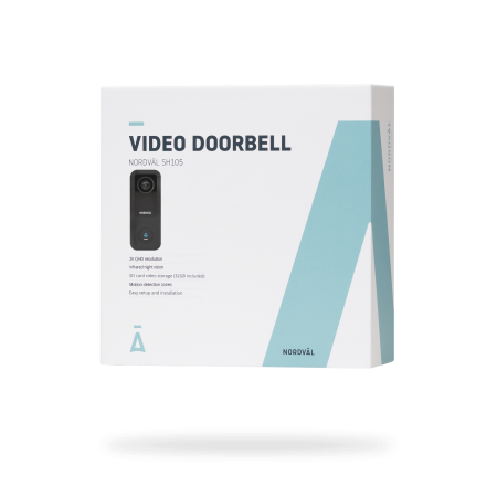 Nordväl SH105-32GB Video Türklingel mit Nachtsicht, 2K QHD, 32GB, WLAN