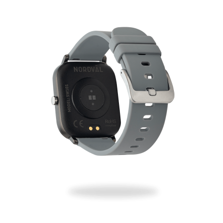 Nordval SW101G Grau Elegante Smartwatch mit integrierten Sportaktivitäten