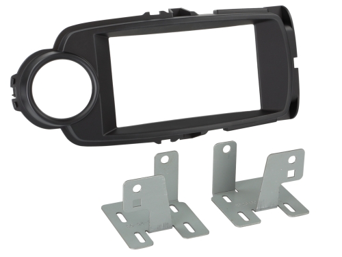 2-DIN Radioblende Toyota Yaris(XP13) 09/2014-02/2020 schwarz