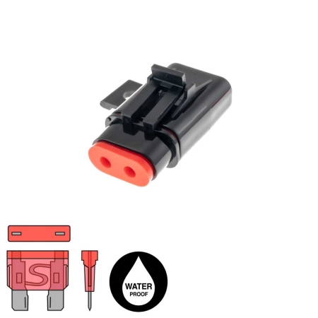 Sicherungshalter 2.5mm², wasserdicht