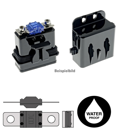 Sicherungshalter 25mm² für AFS-Sicherung (Mini-ANL), wasserdicht