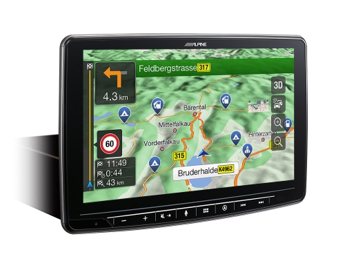 Alpine INE-F904DU8S Schwenkbares Navigationssystem für Ducato 8