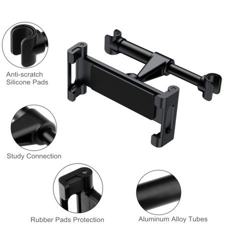 Tablet-Halterung für die Kopfstütze im Auto für 4,7-12,5 Zoll