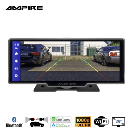 Smartphone-Monitor 25.4cm (10) mit AHD Dual-Dashcam und RFK-Funktion