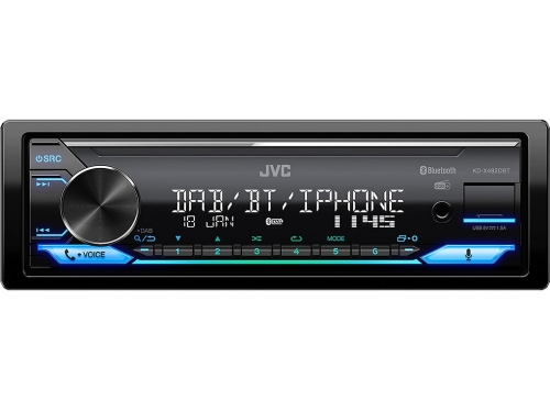 JVC KD-X482DBT-ANT MP3-Autoradio mit Bluetooth / DAB / USB / iPod / AUX-IN