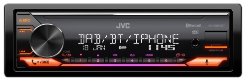 JVC KD-X482DBT-ANT MP3-Autoradio mit Bluetooth / DAB / USB / iPod / AUX-IN