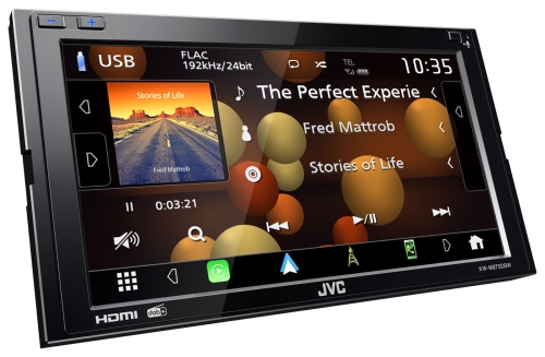 JVC KW-M875DBW - Doppel-DIN MP3-Autoradio mit Touchscreen / DAB/ Bluetooth/ USB