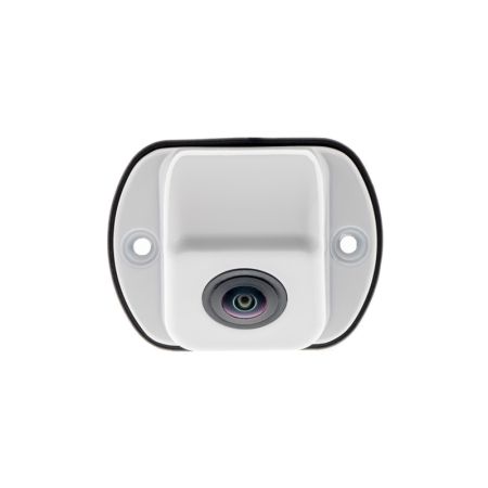 Farb-Rückfahrkamera, Aufbau, 140° Weitwinkellinse, 15m, weiß lackiert