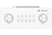 KENWOOD CRST80DAB-W Digitalradio DAB+, Weiss