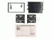 2-DIN Radioblende mit Fach GM/Isuzu diverse Fahrzeuge