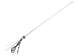 Teleskopantenne AM/FM universal passiv chrom Ø38mm