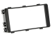 Radioblende MITSUBISHI L200 2-DIN piano black Installer Kit