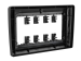 Radioblende Zubehör 2-DIN>10 Display Adapter