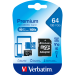 Verbatim microSDHC Speicherkarte, 64 GB
