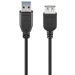 GOOBAY USB-A 3.0 Verlängerungskabel 500cm USB 3.0 SuperSpeed Verlängerungs...