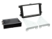 2-DIN Kit mit Fach Skoda/VW schwarz 40Pin/52Pin i-dapter