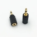 Gold 2,5mm Mono weiblich auf 3,5mm Mono männlich Audio-Adapter zur Verbesserung