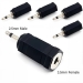 Audio-Adapter: 2,5mm Mono-Klinkenstecker auf 3,5mm Klinkenbuchse (Silber) Silber 2,5mm Männlich Mono auf 3...