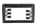 2-DIN Radioblende Zubehör 2-DIN auf 9 Display Adapter