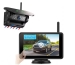 Kabellose Solar-Rückfahrkamera mit Magnetbefestigung, IPS Touch-Monitor 5 zoll