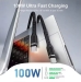 USB-C auf USB-C Kabel, 100 Watt, 1meter schwarz
