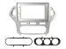 10 Radioblende Ford Mondeo 06/2007-10/2010 silber