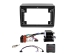 9 Kit Kit Citroen/Fiat/Peugeot 2011-2014 LFB/Antenne Radioblende 9 Zoll mit Radioansc...