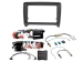 9 Kit Audi TT(8J) 04/2006-03/2014 schwarz LFB/Antenne Radioblende 9 Zoll und Radioansc...