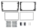 2-DIN Radioblende Zubehör 2-DIN auf 9 Display Adapter Viele Autohersteller verbauen op...