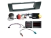 1-DIN KIT BMW 1er/3er/X1/Z4 40Pin Quadlock LFB/Antenne Radioblende 1-DIN mit Radioansch...