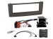 1-DIN Kit Fiat Grande Punto/Linea schwarz LFB/Antenne Radioblende 1-DIN mit Radioansch...