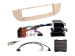 1-DIN Kit Fiat 500(ZAF 312) beige 2007-2015 LFB/Antenne Radioblende 1-DIN mit Radioansch...