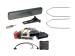 LFB -1DIN Kit Ford Fahrzeuge anthrazit 8Pin/8Pin/17Pin Radioblende 1-DIN mit Radioansch...