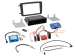 2-DIN Kit mit Fach C-Klasse/CLK-Klasse LFB/Antenne/Amp D2B Radioblende 2-DIN mit Fach mit R...