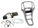 LFB 2-DIN Kit mit Fach Opel Astra J 2009-2018 titan grau Radioblende 2-DIN mit Fach und R...