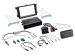 2-DIN Kit mit Fach Skoda/VW schwarz 40Pin i-dapter Radioblende 2-DIN mit Fach mit R...
