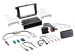 2-DIN Kit mit Fach Skoda/VW Klavierlack 40Pin i-dapter Radioblende 2-DIN mit Fach mit R...