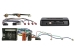 2-DIN Kit mit Fach Skoda/VW Klavierlack 40Pin/52Pin i-dapter
